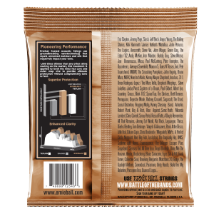 ERNIEBALL • 2548 11-52 Light Everlast Coated Phosphor Bronze Acoustic Guitar Strings • Струни за акустична китара