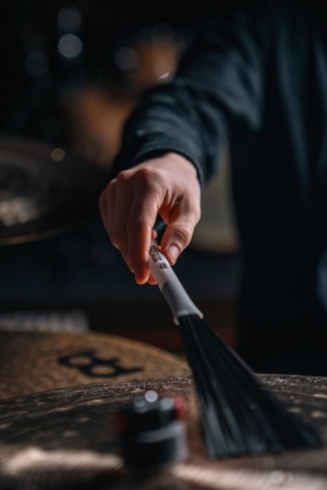 MEINL • Retractable Nylon Brush SB304 • Сгъваеми четки