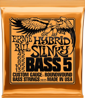 ERNIE BALL • 2825 45–135 Hybrid Slinky 5-string Electric Bass • Струни за електрически бас