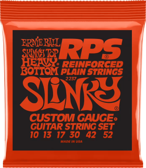 ERNIE BALL • 2237 10–52 RPS Skinny Top Heavy Bottom Slinky Electric Guitar Strings • Подсилени струни за електрическа китара