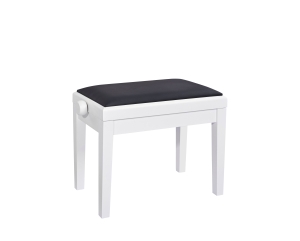 K&M • 13926 Piano Bench White Matte • Столче за пиано