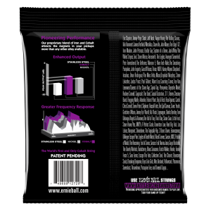 ERNIE BALL • 2729 11–58 Cobalt Power Slinky 7-string Electric Guitar Strings • Струни за 7-струнна електрическа китара