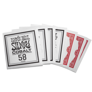 ERNIE BALL • 2729 11–58 Cobalt Power Slinky 7-string Electric Guitar Strings • Струни за 7-струнна електрическа китара